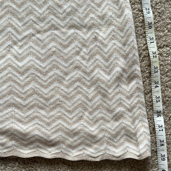 Moda International Vintage Knit Cotton Blend Chevron Print Maxi Skirt Women’s XL - Picture 6 of 6